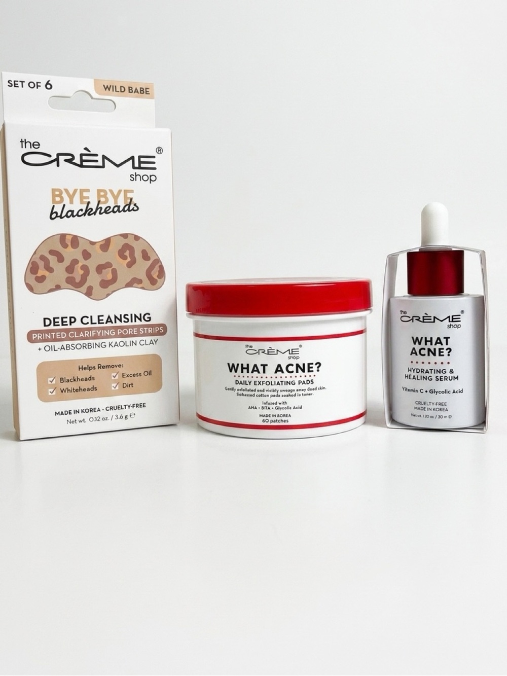 The Crème Shop - What Acne? 3 Piece Bundle